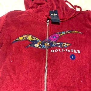Hollister zip up hoodie new with tag